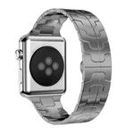 For Apple Watch 38 / 40 / 41 / S10 42mm xDfind Butterfly Buckle Stainless Steel Watch Band(Titanium)