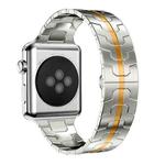For Apple Watch 38 / 40 / 41 / S10 42mm xDfind Butterfly Buckle Stainless Steel Watch Band(Starlight Gold)