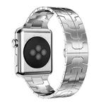 For Apple Watch 38 / 40 / 41 / S10 42mm xDfind Butterfly Buckle Stainless Steel Watch Band(Silver)