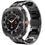 For Samsung Galaxy Watch8 / 8 Classic xDfind Butterfly Buckle Stainless Steel Watch Band(Black)