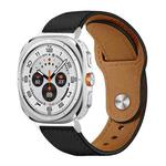 For Samsung Galaxy Watch Ultra / Ultra 2025 xDfind Rivet Buckle Genuine Leather Watch Band(Green)