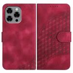 For Doogee Note 58 / Note 58 Pro Elephant Head Embossed Phone Leather Case with Lanyard(Rose Red)