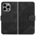 For Doogee Note 58 / Note 58 Pro Elephant Head Embossed Phone Leather Case with Lanyard(Black)