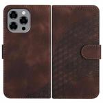 For Doogee Note 58 / Note 58 Pro Elephant Head Embossed Phone Leather Case with Lanyard(Coffee)