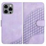 For Doogee Note 58 / Note 58 Pro Elephant Head Embossed Phone Leather Case with Lanyard(Light Purple)