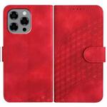 For Doogee Note 58 / Note 58 Pro Elephant Head Embossed Phone Leather Case with Lanyard(Red)