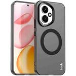 For Honor 400 Global 156.5mm IMAK Chocolate Series TPU + PET MagSafe Phone Case(Black)