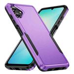 For Samsung Galaxy A06 4G / 5G Pioneer Armor Heavy Duty PC + TPU Phone Case(Purple+Black)