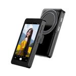 RK-X40P Mobile Phone MagSafe Magnetic Rear Selfie Projector with Stand(Black)