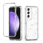 For Samsung Galaxy S23 FE 5G Transparent Acrylic Laser Paper Phone Case(Stars)