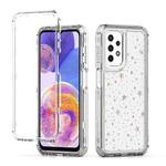 For Samsung Galaxy A23 5G / 4G Transparent Acrylic Laser Paper Phone Case(Stars)
