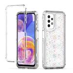 For Samsung Galaxy A23 5G / 4G Transparent Acrylic Laser Paper Phone Case(Snowflake)
