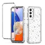 For Samsung Galaxy A14 5G / 4G Transparent Acrylic Laser Paper Phone Case(Stars)