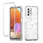 For Samsung Galaxy A32 5G Transparent Acrylic Laser Paper Phone Case(Stars)