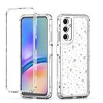 For Samsung Galaxy A05s Transparent Acrylic Laser Paper Phone Case(Stars)