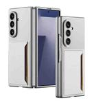 For Samsung Galaxy Z Fold7 5G GKK Ultra-thin Card Bag Phone Case(Silver)