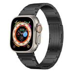 For Apple Watch 42 / 44 / 45 / 46 / 49mm xDfind I-Shaped Buckle Stainless Steel Watch Band(Black)