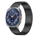For Samsung Galaxy Watch Ultra/Ultra 2025 xDfind I-Shaped Buckle Stainless Steel Watch Band(Black)