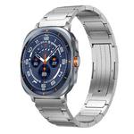 For Samsung Galaxy Watch Ultra/Ultra 2025 xDfind I-Shaped Buckle Stainless Steel Watch Band(Silver)