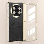 For Huawei Mate X6 GKK Magnetic Folding Hinge Phantom Leather Digital Phone Case(Black)