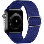 For Apple Watch 38 / 40 / 41 / S10 42mm xDfind Adjustable Slide Buckle Elastic Nylon Watch Band(Royal Blue)