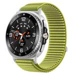 For Samsung Galaxy Watch8 / 8 Classic xDfind Woven Nylon Hook And Loop Fastener Watch Band(Wilderness Green)
