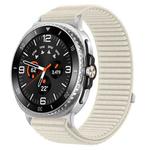 For Samsung Galaxy Watch8 / 8 Classic xDfind Woven Nylon Hook And Loop Fastener Watch Band(Starlight)