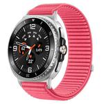 For Samsung Galaxy Watch8 / 8 Classic xDfind Woven Nylon Hook And Loop Fastener Watch Band(Red)