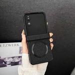 For Xiaomi Mix Flip 2 CD Magsafe Magnetic Cloth Texture Phone Case(Black)