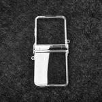 For Xiaomi Mix Flip 2 Three Parts PC Transparent Side Buckle Shockproof Phone Case