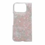 For Google Pixel 10 Pro Fold Pearlescent Shell Texture Phone Case(Pink Green)