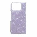 For Google Pixel 10 Pro Fold Pearlescent Shell Texture Phone Case(Purple)