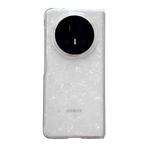 For Honor Magic V5 Pearlescent Shell Texture Phone Case(Beige)