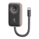 For Apple Watch Series USAMS CD245 1200mAh Portable Watch Wireless Charger with Cable(Desert Gold)