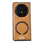 For Honor Magic V5 Crazy Horse Pattern MagSafe Magnetic Phone Case(Brown)