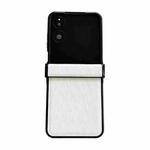 For Xiaomi Mix Flip 2 Three Parts Vertical Texture Protective Phone Case(White)