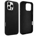 For iPhone 16 Pro VIETAO Suede MagSafe PU Leather Phone Case(Black)