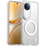 For vivo V50 / V50e IMAK Chocolate Series TPU + PET MagSafe Phone Case(White)