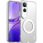 For vivo V50 Lite 5G IMAK Chocolate Series TPU + PET MagSafe Phone Case(White)