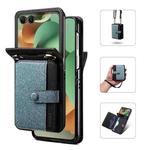 For Motorola Razr 60 / Razr 2025 Crossbody Color Matching Folding Phone Case(Sky Blue)