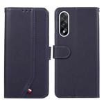 For OnePlus Nord 5 ABEEL Delicate Texture Splicing RFID Leather Phone Case(Blue)