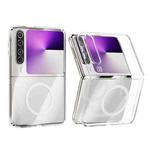 For Huawei Pura X ABEEL Transparent MagSafe Magnetic Scratch-resistant PC Phone Case(Transparent)
