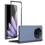 For OPPO Find N5 Integrated AG Frosted Vacuum Plating Phone Case(Blue)