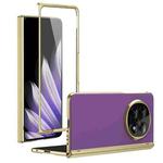 For OPPO Find N5 Integrated AG Frosted Vacuum Plating Phone Case(Purple)