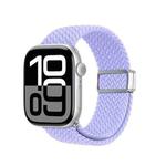 For Apple Watch 38 / 40 / 41 / S10 42mm DUX DUCIS Mixture Ultra Series Magnetic Buckle Nylon Braided Strap(Misty Purple)