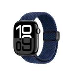 For Apple Watch 42 / 44 / 45 / 46 / 49mm DUX DUCIS Mixture Ultra Series Magnetic Buckle Nylon Braided Strap(Deep Blue)