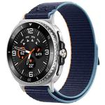 For Samsung Galaxy Watch8 / 8 Classic xDfind Nylon Hook and Loop Fastener Watch Band(Dark Navy Blue)