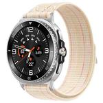 For Samsung Galaxy Watch8 / 8 Classic xDfind Nylon Hook and Loop Fastener Watch Band(Starlight Pink)