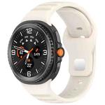 For Samsung Galaxy Watch Ultra/Ultra 2025 xDfind Round Dots Silver Stud Buckle Silicone Watch Band(Starlight)