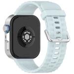 For Huawei Watch Fit4 Pro / Fit4 / Fit3 xDfind Silver Buckle Solid Color Silicone Watch Band(Light Blue)